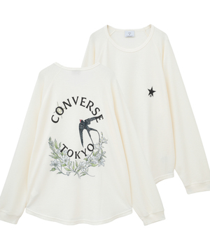 FLOWER LOGO WAFFLE LONGSLEEVE TEE