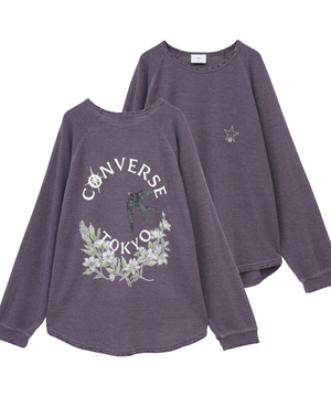 FLOWER LOGO WAFFLE LONGSLEEVE TEE