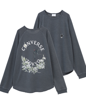 FLOWER LOGO WAFFLE LONGSLEEVE TEE