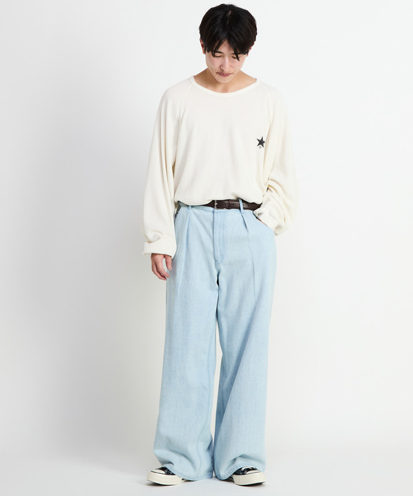 FLOWER LOGO WAFFLE LONGSLEEVE TEE 詳細画像 3