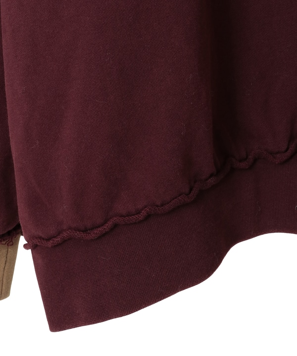 【HL】BI-COLOR ZIP DESIGN SWEAT 詳細画像 10