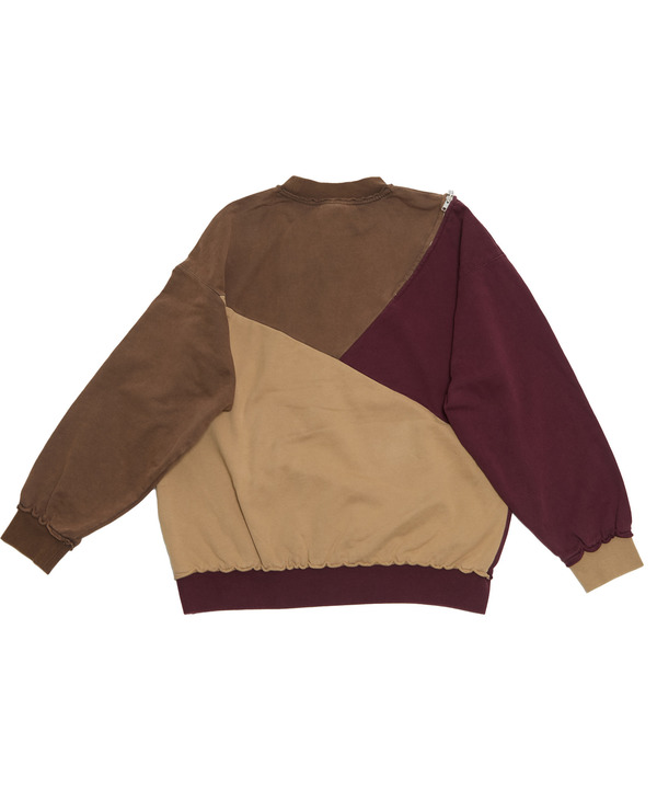 【HL】BI-COLOR ZIP DESIGN SWEAT 詳細画像 4