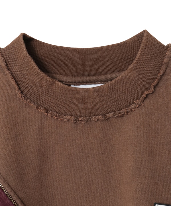 【HL】BI-COLOR ZIP DESIGN SWEAT 詳細画像 7