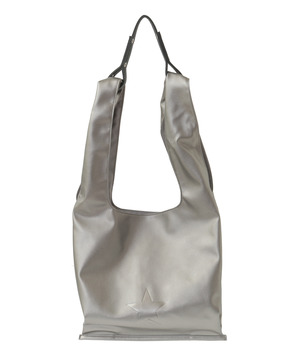 2WAY LONG HANDLE METALLIC TOTE BAG