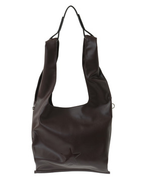 2WAY LONG HANDLE METALLIC TOTE BAG