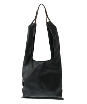 2WAY LONG HANDLE METALLIC TOTE BAG
