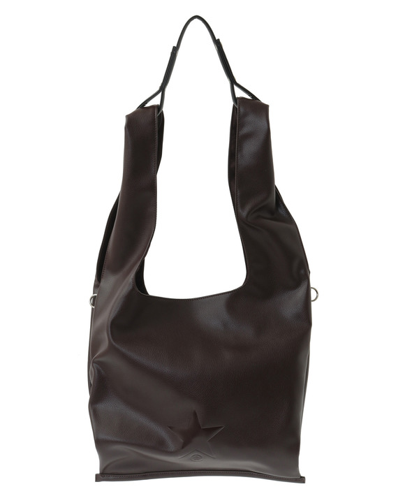 2WAY LONG HANDLE METALLIC TOTE BAG 詳細画像 ブラウン 1