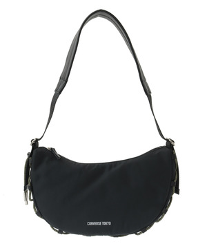 LACE-UP CORD MOON SHOULDER BAG