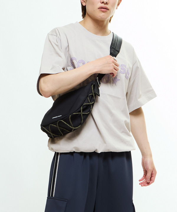 LACE-UP CORD MOON SHOULDER BAG 詳細画像 3