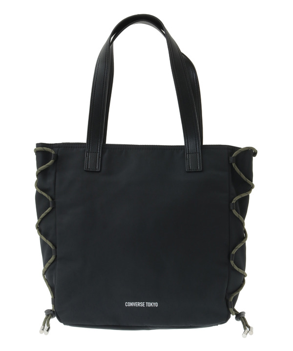 LACE-UP CORD TOTE BAG 詳細画像 ブラック 1