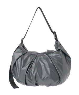 METALLIC GATHERED SHOULDER BAG