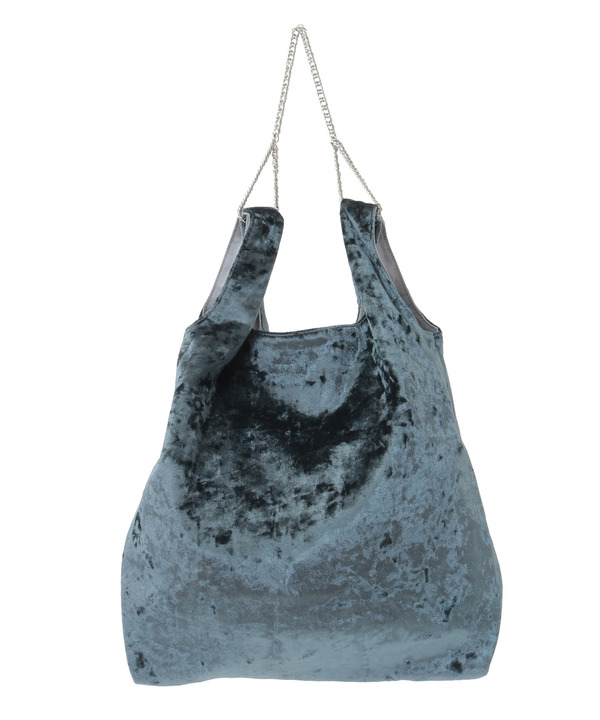 2WAY CRUSHED VELOR SHOPPING TOTE BAG 詳細画像 5
