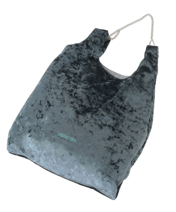 2WAY CRUSHED VELOR SHOPPING TOTE BAG 詳細画像 6