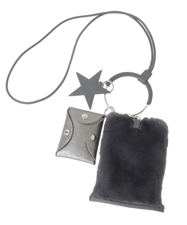 ECO-FUR MULTI RING SHOULDER BAG 詳細画像 1