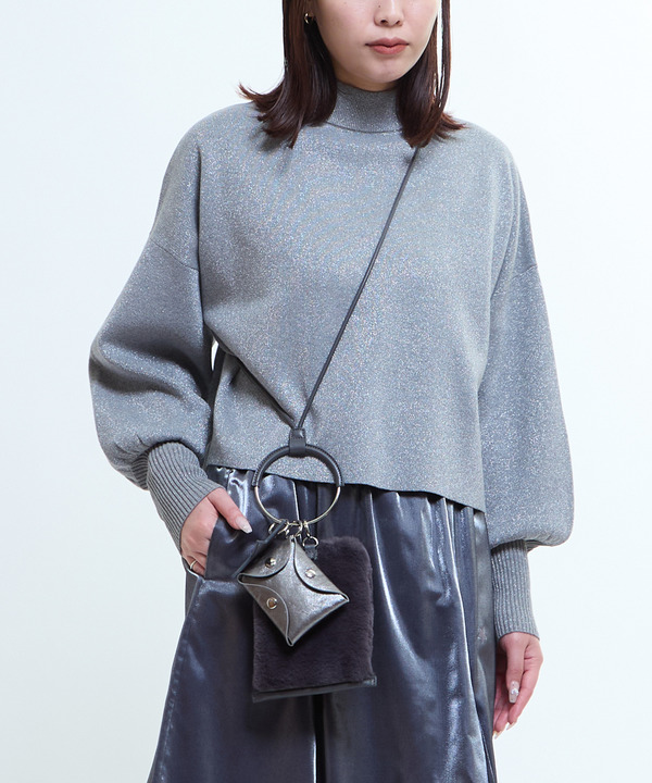 ECO-FUR MULTI RING SHOULDER BAG 詳細画像 8