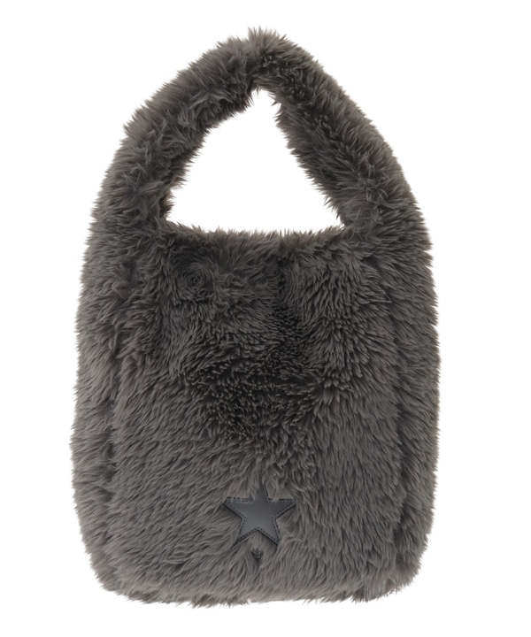 ONE HANDLE FUR BAG 詳細画像 チャコールグレー 1