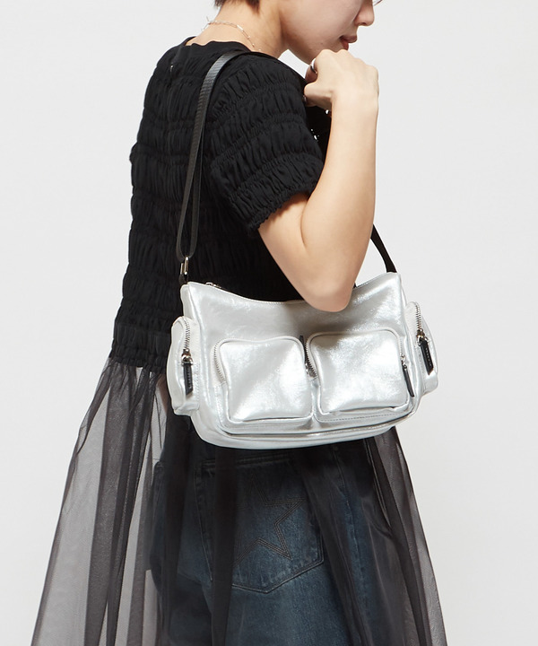 METALLIC MULTI POCKET SHOULDER BAG 詳細画像 4