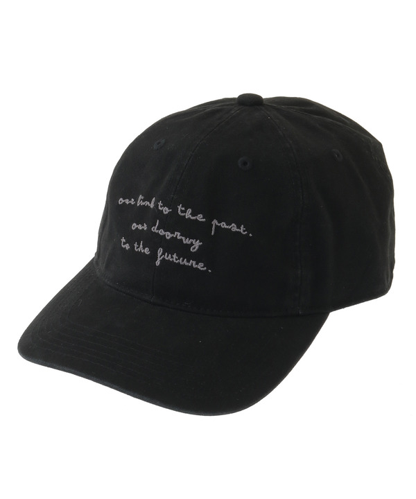 ONE WASH EMBROIDERED CAP 詳細画像 ブラック 1
