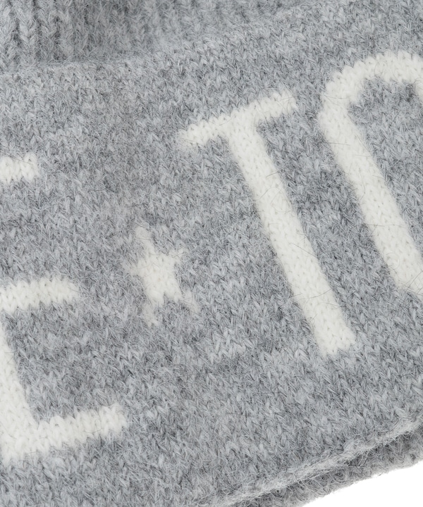 MOHAIR-LIKE LOGO KNIT CAP 詳細画像 4