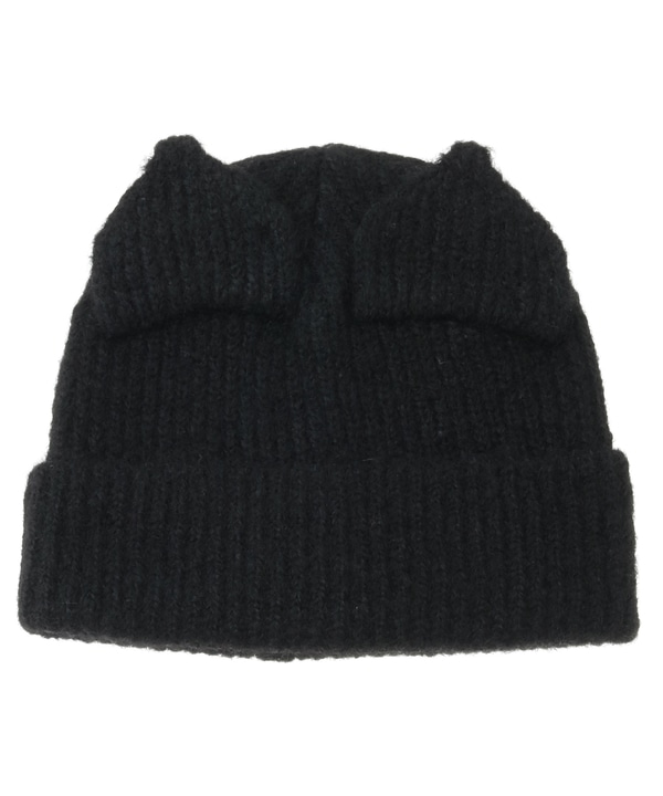 CAT EAR KNIT CAP 詳細画像 ブラック 1