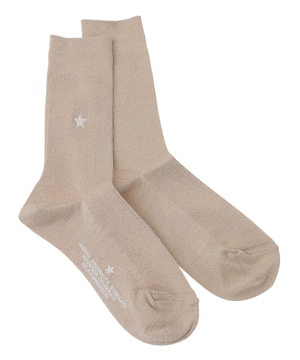 STAR★ GLITTER RIB SOX