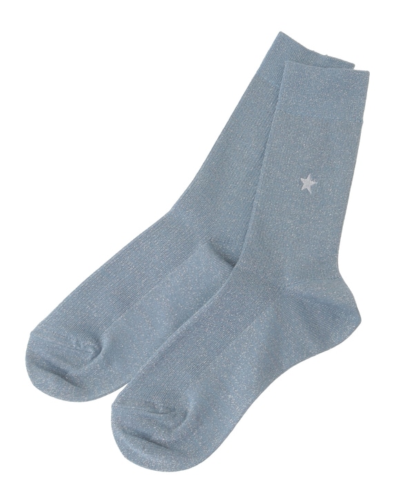 STAR★ GLITTER RIB SOX 詳細画像 1