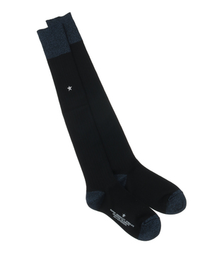 STAR★ GLITTER RIB KNEE-HIGH SOX