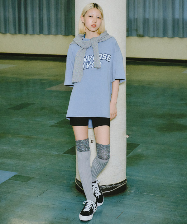 STAR★ GLITTER RIB KNEE-HIGH SOX 詳細画像 7