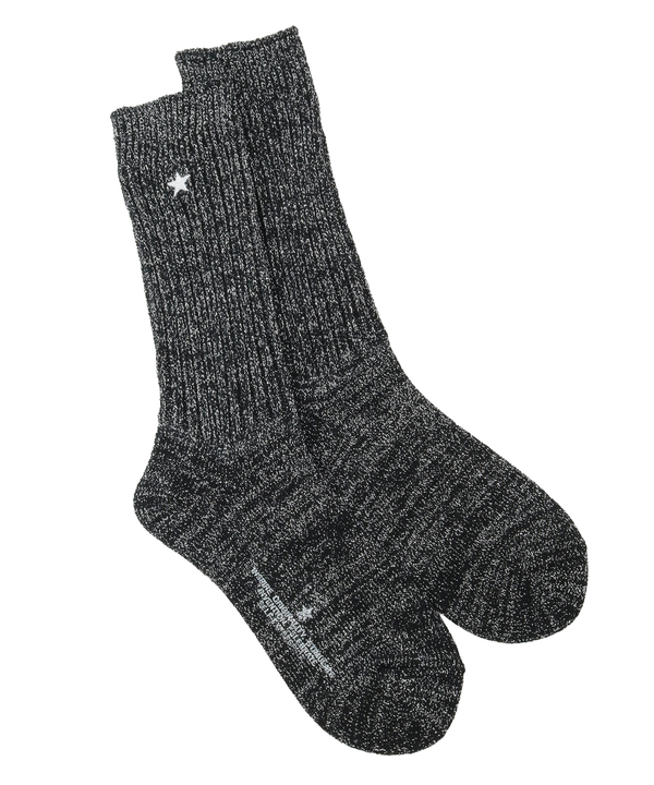 STAR★ GLITTER RIB SOX 詳細画像 ブラック 1
