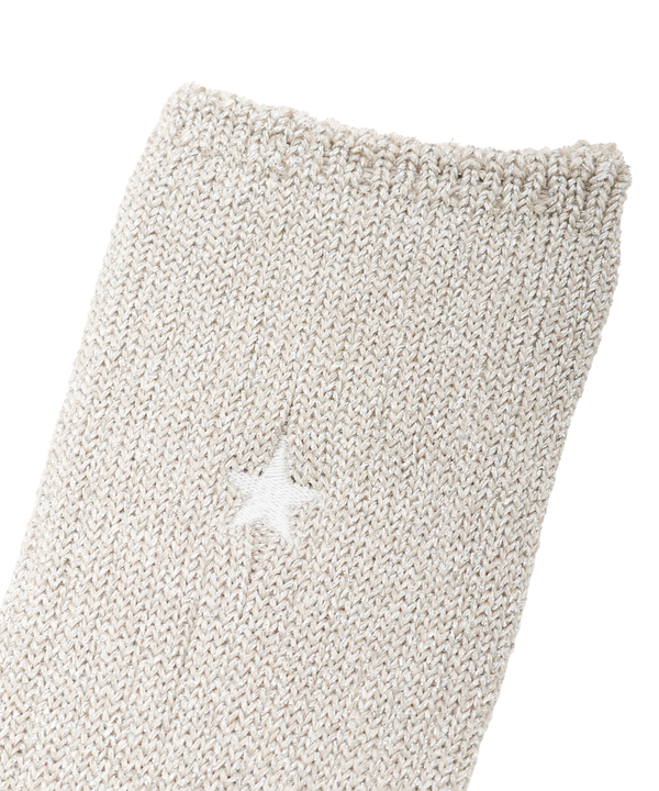 STAR★ GLITTER BI-COLOR RIB SOX 詳細画像 2