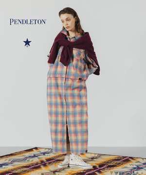 【PENDLETON】FLANNEL CHECKED MULTI DRESS