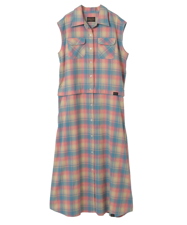 【PENDLETON】FLANNEL CHECKED MULTI DRESS 詳細画像 7