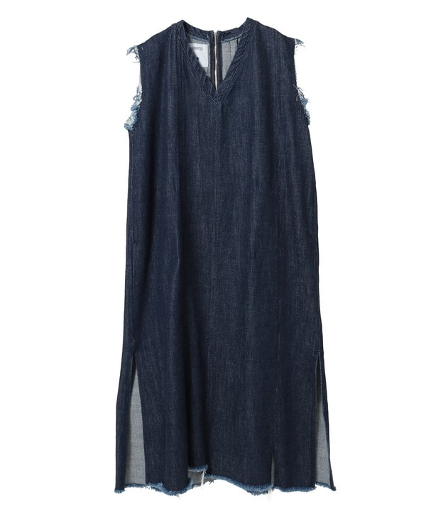 【KURO】DENIM SLEEVELESS DRESS 詳細画像 3