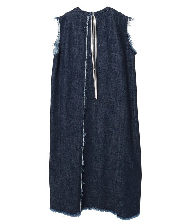 【KURO】DENIM SLEEVELESS DRESS 詳細画像 4