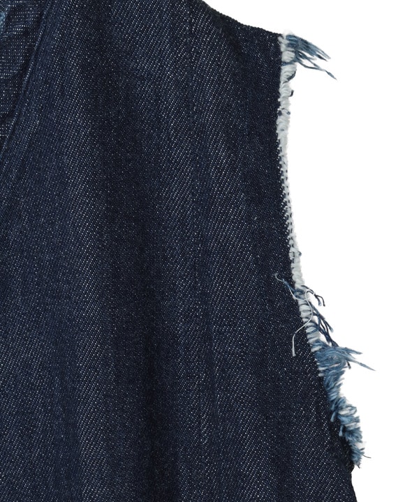 【KURO】DENIM SLEEVELESS DRESS 詳細画像 7