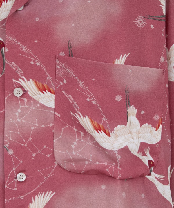 【NIPO ALOHA】"朱鷺-TOKI" LONG SLEEVE SHIRT 詳細画像 10