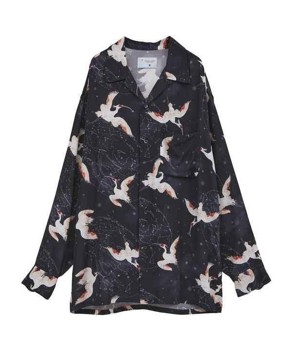 【NIPO ALOHA】"朱鷺-TOKI" LONG SLEEVE SHIRT 詳細画像 13