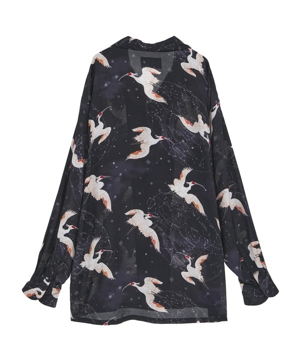 【NIPO ALOHA】"朱鷺-TOKI" LONG SLEEVE SHIRT 詳細画像 14