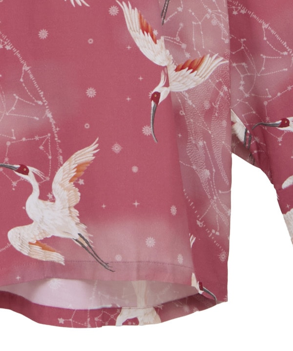 【NIPO ALOHA】"朱鷺-TOKI" LONG SLEEVE SHIRT 詳細画像 9