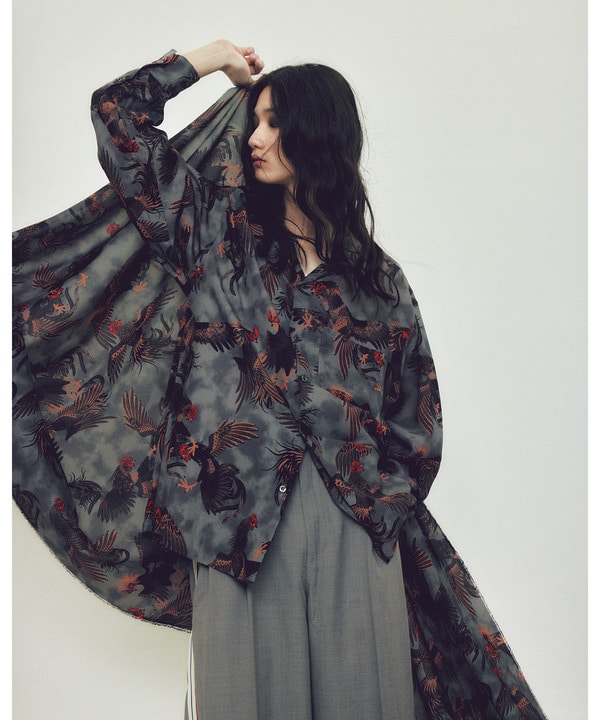 【NIPO ALOHA】"軍鶏-SHAMO" LONG SLEEVE SHIRT 詳細画像 1