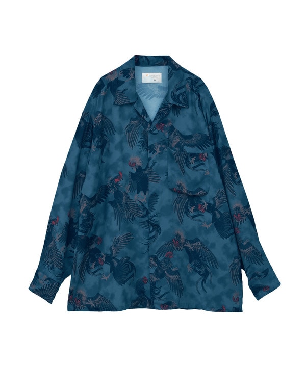 【NIPO ALOHA】"軍鶏-SHAMO" LONG SLEEVE SHIRT 詳細画像 11