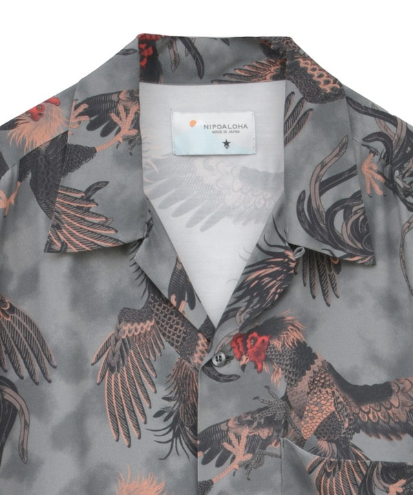 【NIPO ALOHA】"軍鶏-SHAMO" LONG SLEEVE SHIRT 詳細画像 5