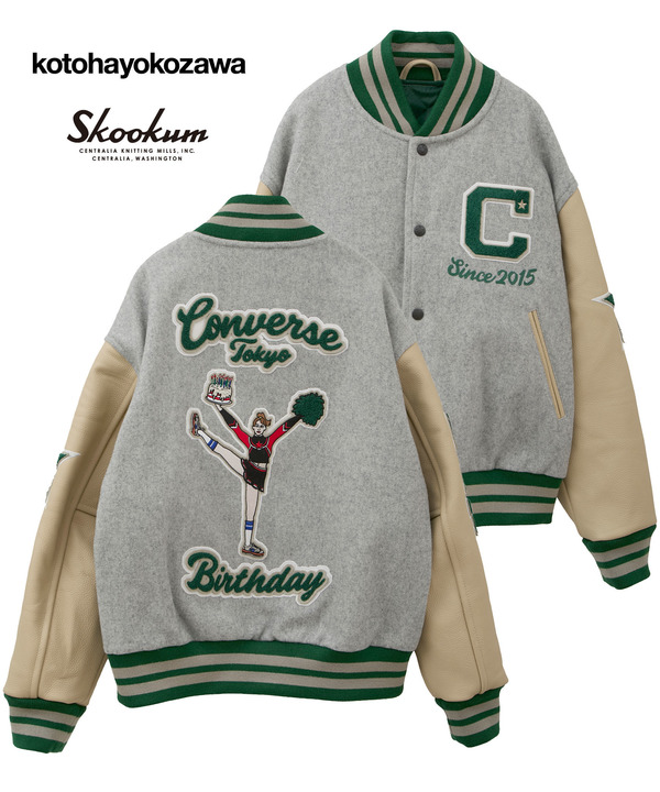【kotohayokozawa】【SKOOKUM】STADIUM JUMPER 詳細画像 杢グレー 1