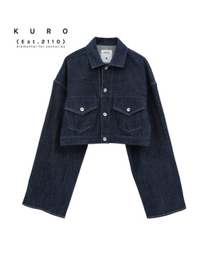 【KURO】LOOSE DENIM JACKET