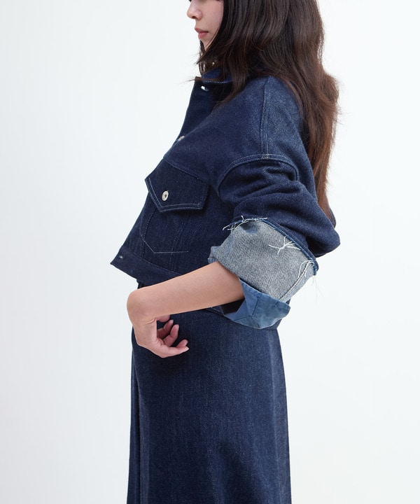 【KURO】LOOSE DENIM JACKET 詳細画像 1