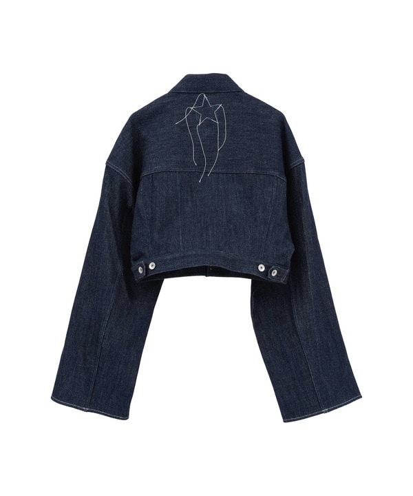 【KURO】LOOSE DENIM JACKET 詳細画像 3
