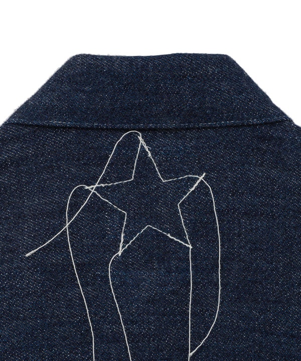 【KURO】LOOSE DENIM JACKET 詳細画像 5