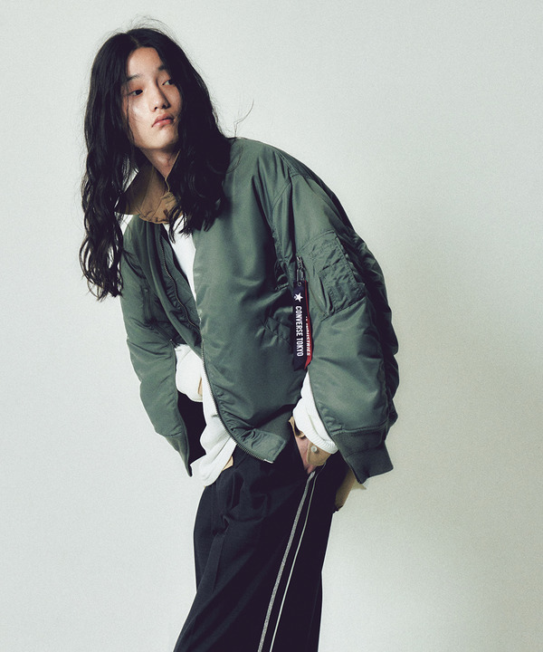 【ALPHA INDUSTRIES】REVERSIBLE MA-1 BOMBER JACKET 詳細画像 4