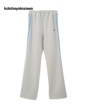 【kotohayokozawa】SIDE LINE TRACK PANTS (SET UP)