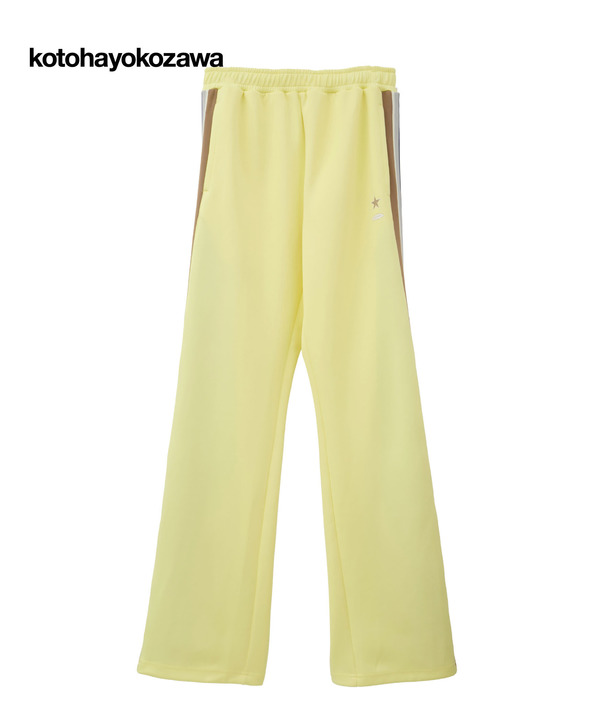 【kotohayokozawa】SIDE LINE TRACK PANTS (SET UP) 詳細画像 イエロー 1